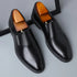 Leather Pointed Toe Men's Formal Dress Loafers for Business Wedding